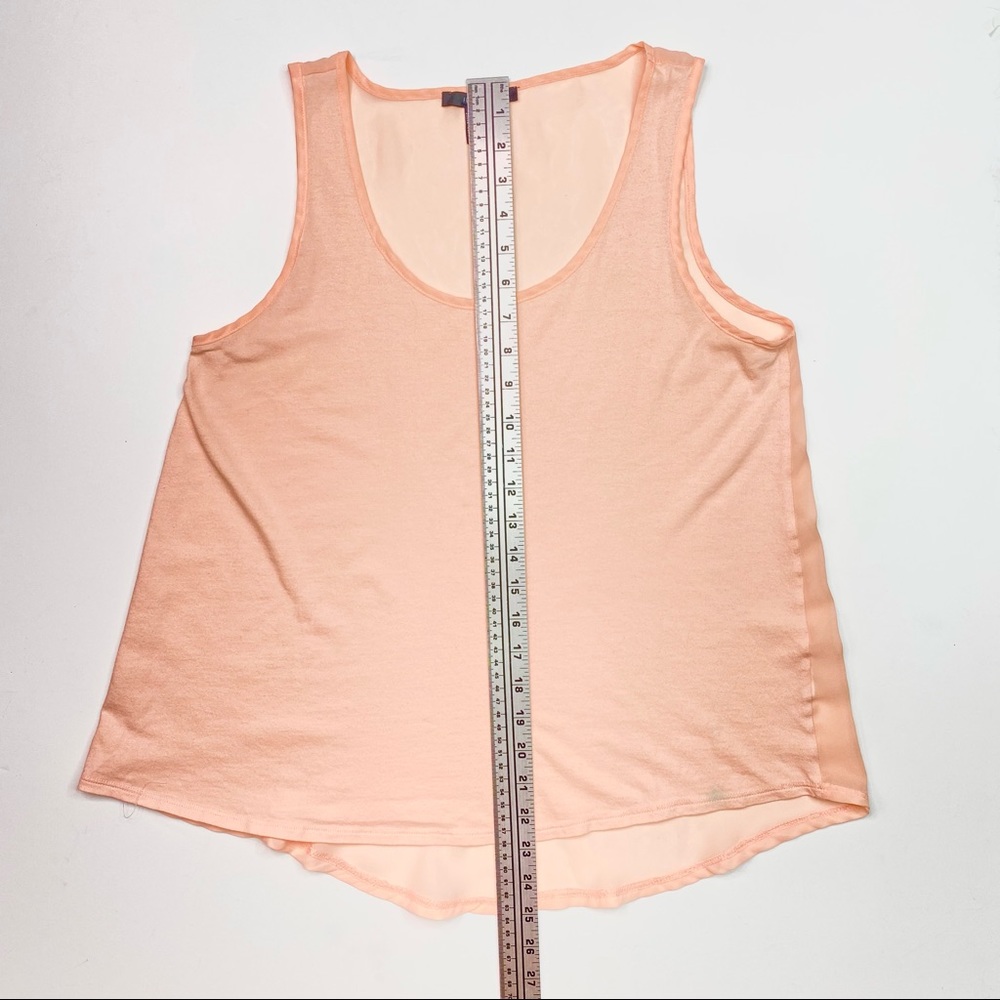 Forever 21 Peach Hi—Low Tank with Sheer Back M - Picture 4 of 11